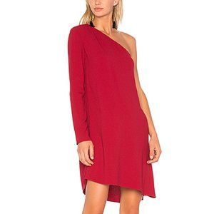 Theory Sintsi Rosina Crimson Red Dress Size 4 PD13